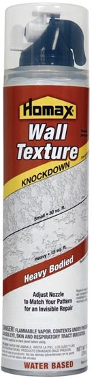 Homax 4060-06 Knockdown Wall Texture, Liquid, Solvent, Gray/White, 10 oz Can