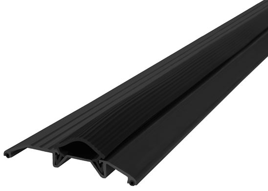 M-D 11821 Threshold, 36 in L, 3-3/4 in W, Low Profile, Aluminum, Black, Matte