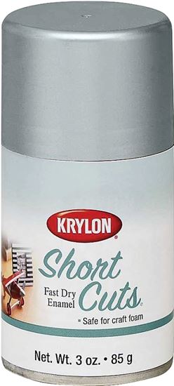 Krylon KSCS032 Craft Spray Paint, High-Gloss, Chrome, 3 oz, Can, Pack of 6