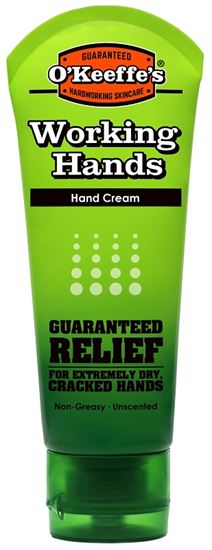 O'Keeffe's Working Hands Series K0290001 Hand Cream, Mild Stearic Acid, 3 oz, Tube