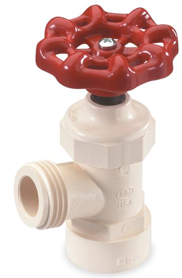 B & K ProLine Series 102-224/BDC-0750S Boiler Drain Valve, 1/2 x 3/4 in Connection, 100 psi Pressure, CPVC Body