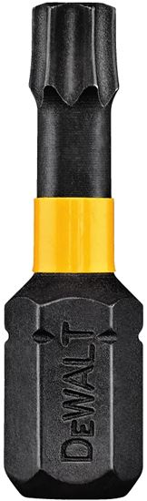 DeWALT DWA1TX25IRB Insert Bit, Torx Drive, 1/4 in Shank, Hex Shank, 1 in L, Steel, Pack of 50