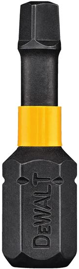 DeWALT DWA1SQ2IRB Insert Bit, Square Drive, 1/4 in Shank, Hex Shank, 1 in L, Steel, Pack of 50