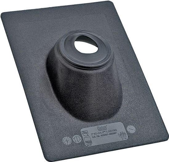 Hercules No-Calk Series 11898 Roof Flashing, 13 in OAL, 9-1/4 in OAW, Thermoplastic