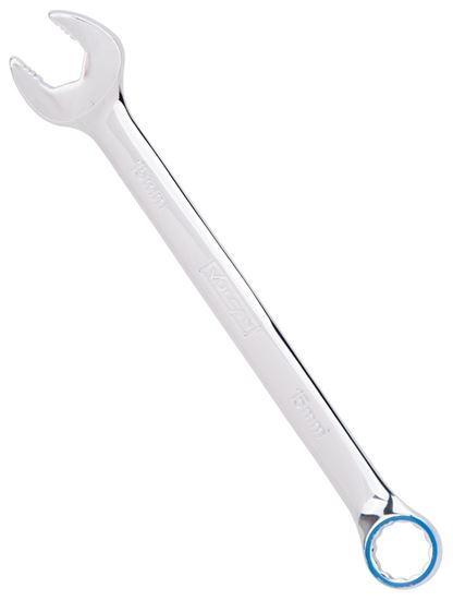 Vulcan MT6548507 Combination Wrench, Metric, 15 mm Head, Chrome Vanadium Steel, Silver