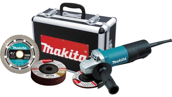 Makita 9557PBX1 Angle Grinder, 7.5 A, 4-1/2 in Dia Wheel, 11,000 rpm Speed