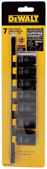 DeWALT DWMT74453OSP Socket Set, Specifications: 1/2 in Drive Size