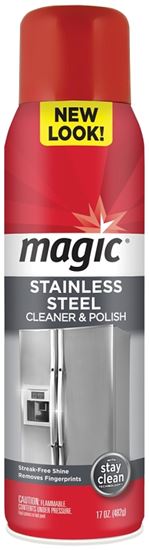 Magic 3062 Cleaner and Polish, 17 oz Aerosol Can, Liquid, Citrus, White