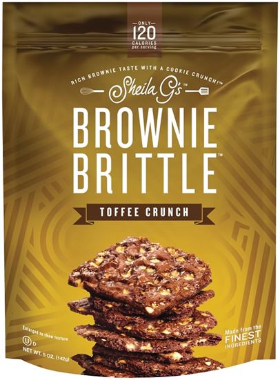 Sheila G's SG1244 Brownie Brittle, Toffee Crunch Flavor, 5 oz, Pack of 6