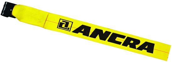 ANCRA 43795-10-30 Winch Strap with Flat Hook, 4 in W, 30 ft L, 5400 lb Vertical Hitch, Polyester