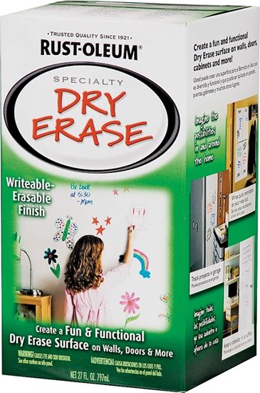 Rust-Oleum 241140 Dry Erase Paint, White, 27 oz, Pack of 2