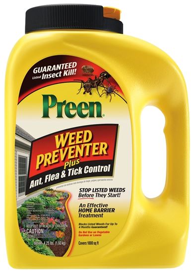 Preen 2464070 Weed Preventer, Granular Solid, 4.25 lb