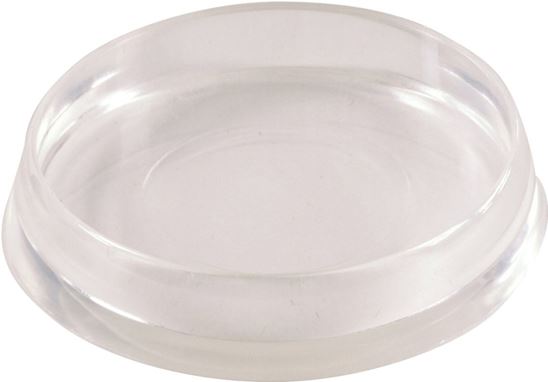 Shepherd Hardware 9088 Caster Cup, Plastic, Clear, 4/PK, Pack of 6