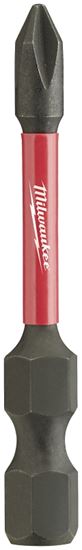 Milwaukee 48-32-4461 Power Bit, #1 Drive, Phillips Drive, 1/4 in Shank, Hex Shank, 2 in L, Proprietary Steel