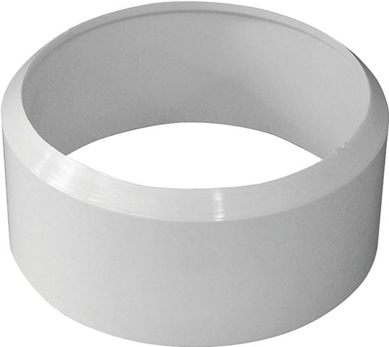 IPEX 412841BC Pipe Adapter Sleeve, 3 in, Spigot x Hub, PVC, White