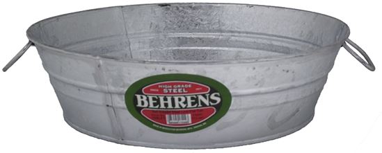 Behrens 105LFT Low Flat Tub, 3 gal Capacity, Steel