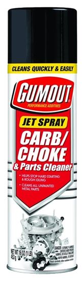 Gumout 800002230/7460 Carb and Choke Cleaner, 16 oz, Alcohol