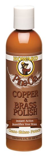 Howard Pine-Ola CB0008 Metal Polish, 8 oz, Bottle, Liquid, Mild Pine, Gray
