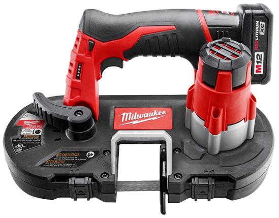 Milwaukee 2429-21XC Band Saw Kit, Battery Included, 12 V Battery, 1.4 Ah, 27 in L Blade, 1/2 in W Blade