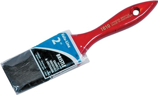 Linzer 1610-2 Varnish/Wall Brush, 2 in W, 2 in L Bristle, China Bristle, Varnish Handle