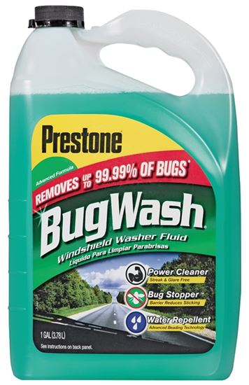 Prestone AS657 Windshield Washer Fluid, 1 gal Bottle, Pack of 6