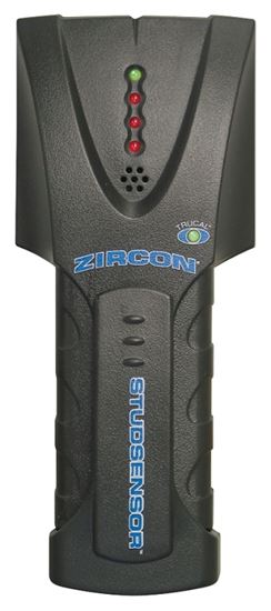 Zircon 62168 Stud Sensor, 9 V Battery, 3/4 in Detection, Detectable Material: Metal/Wood