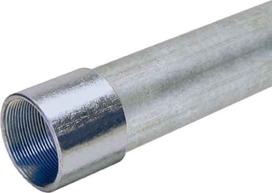 Allied Tube & Conduit 103101 Conduit, 2 in, 10 ft L, Steel, Galvanized