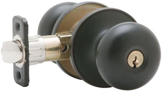 Dexter J54VSTR716 Entry Knob, Knob Handle, Aged Bronze, Metal, C Keyway, Re-Key Technology: Traditional, Residential