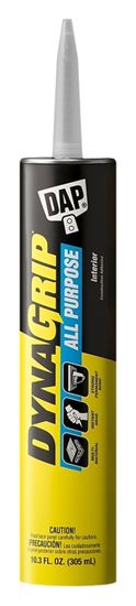 DAP DYNAGRIP 27501 Construction Adhesive, Tan, 10.3 oz Cartridge