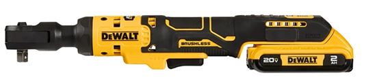 DeWALT Atomic Compact DCF513D1 Ratchet Kit, Battery Included, 20 V, 2 Ah, 3/8 in Drive, Square Drive