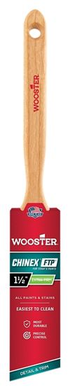 Wooster 4410-1-1/2 Paint Brush, 1-1/2 in W, 2-7/16 in L Bristle, Synthetic Bristle, Sash Handle