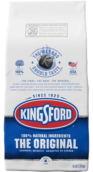 Kingsford 1707/01511 Charcoal Briquette, 16 lb Bag