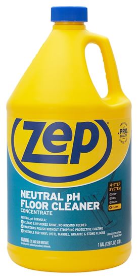 Zep ZUNEUT128 Floor Cleaner, 1 gal Bottle, Liquid, Pleasant, Green