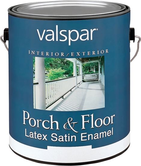 Valspar Medallion 1500 Series 027.0001534.007 Porch and Floor Paint, Satin, Dark Gray, 1 gal, Pack of 2