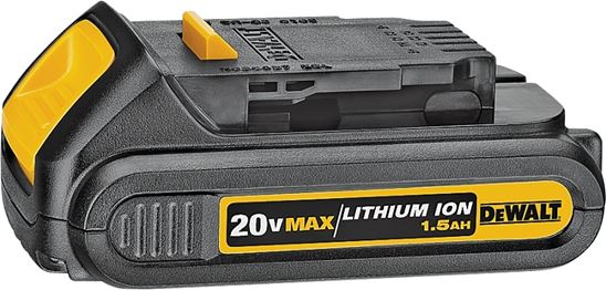 DeWALT DCB201 Compact Battery Pack, 20 V Battery, 1.5 Ah, 30 min Charging