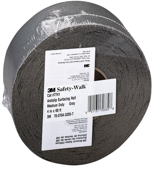 3M Safety-Walk 7641NA Tread Tape, 180 in L, 2 in W, Clear