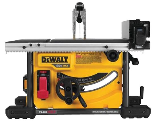 DeWALT FLEXVOLT DCS7485T1 Table Saw, 60 VDC, 8-1/4 in Dia Blade, 5/8 in Arbor, 24 in Rip Capacity Right