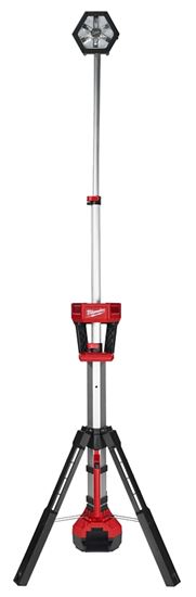 Milwaukee M18 ROCKET 2131-20 Dual Power Tower Light, 18 V, Lithium-Ion (Not Included) Battery, 1-Lamp, LED Lamp