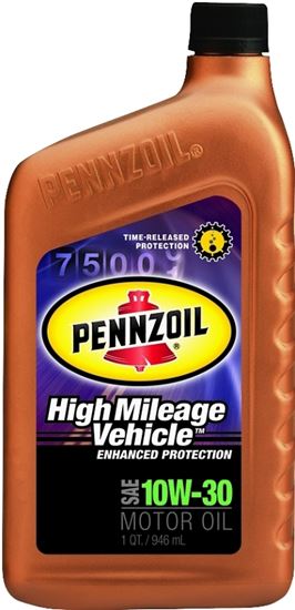 Pennzoil Platinum 550022812 Motor Oil, 10W-30, 1 qt Bottle, Pack of 6