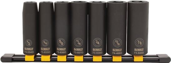 DeWALT DWMT74448OSP Socket Set, Specifications: 1/2 in Drive Size