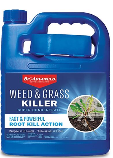 BioAdvanced 704196A Super Concentrated Weed and Grass Killer, Liquid, Blue, 64 oz Bottle