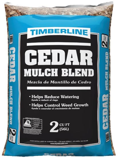 TIMBERLINE 52055477 Cedar Mulch, Brown, 2 cu-ft Bag