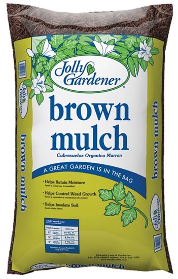 Jolly Gardener 52058025 Bark Mulch, Deep Brown, 2 cu-ft Bag