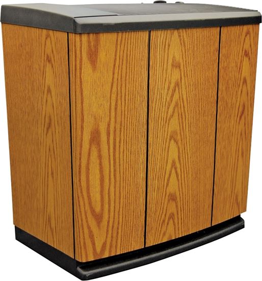 Aircare H12 300HB Humidifier, 120 V, 4-Speed, 3700 sq-ft Coverage Area, Analog Control, Light Oak