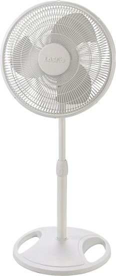 Lasko 2520 Oscillating Stand Fan, 120 V, 16 in Dia Blade, Plastic Housing Material, White