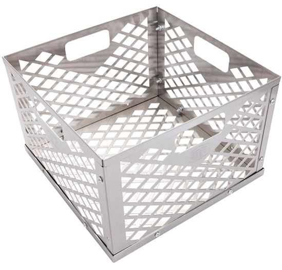 Oklahoma Joe's 5279338P04 Charcoal Firebox Basket, Stainless Steel, Silver, Pack of 4