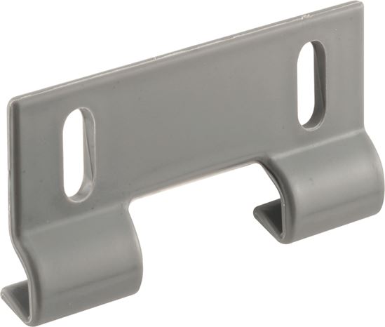 Prime-Line M 6191 Shower Door Bottom Hook Guide, Plastic, Gray, For: Keystone Tub Enclosures