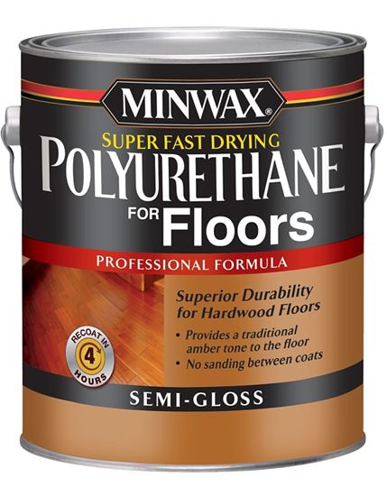 Minwax 130210000 Polyurethane, Semi-Gloss, Liquid, Clear, 1 gal, Can, Pack of 2