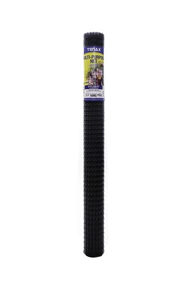 Tenax 419594 Net, 50 ft L, 4 ft H, Plastic, Black