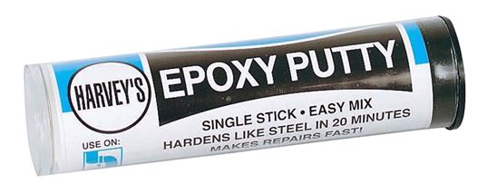 Harvey 044150-12 Epoxy Putty, Solid, Beige/Gray, 2 oz Tube